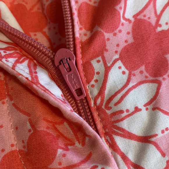 Lilly Pulitzer vintage white tag Pigs in a Blanket print cropped pants lined - Picture 4 of 14